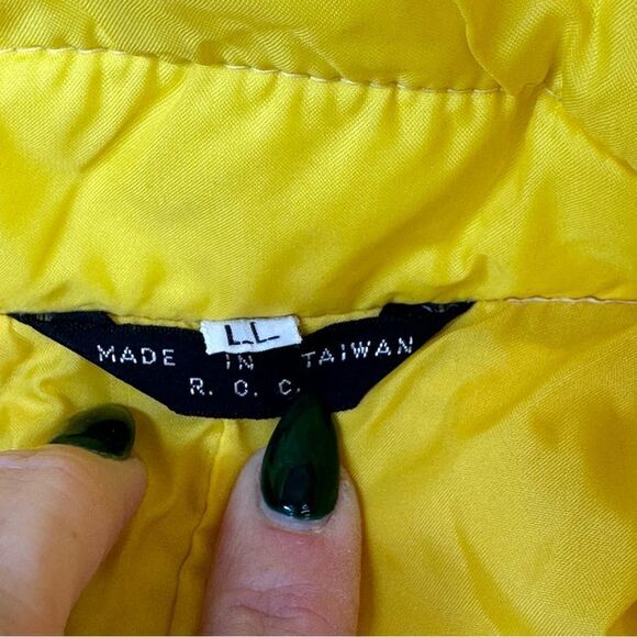 ASPEN Vintage 80’s Bright Yellow Ski Winter Jacket Size Large - Picture 6 of 16